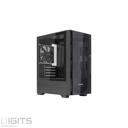Case M-Atx Gigan Bk100 Nero 0,45Mmspcc 2*U3 3*Fan Front E Side Glass