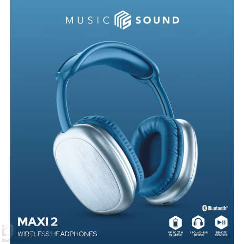 Cuffia Bluetooth Con Capsule Maxi 2 Blue
