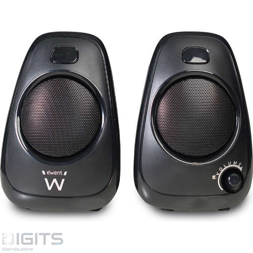 Speaker 2.0 10 W, alimentato via USB, Nero EW3527