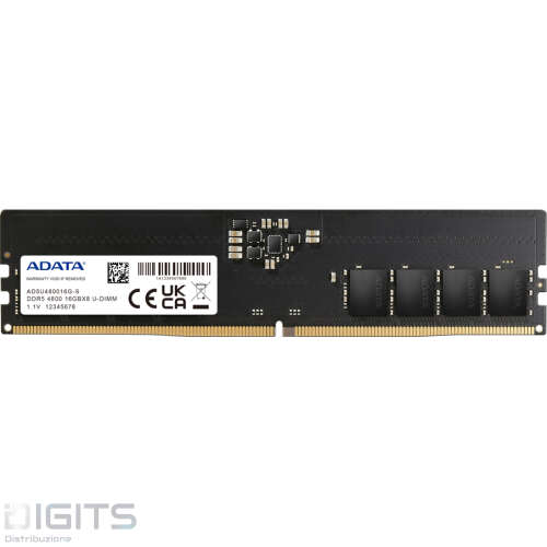 Dimm 16Gb Adata Ddr5 4800Mhz Udimm