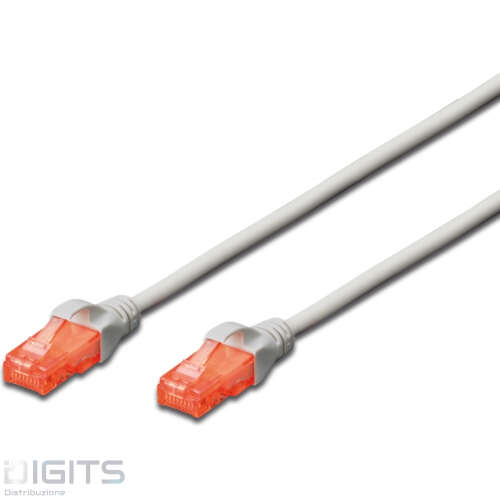 Cavo Patch Cat 6 Utp 5,0Mt Bianco, Cca,Awg 26 7