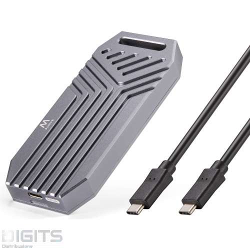 Box USB4 40Gbps per SSD M.2 NVMe, cavo USB-C