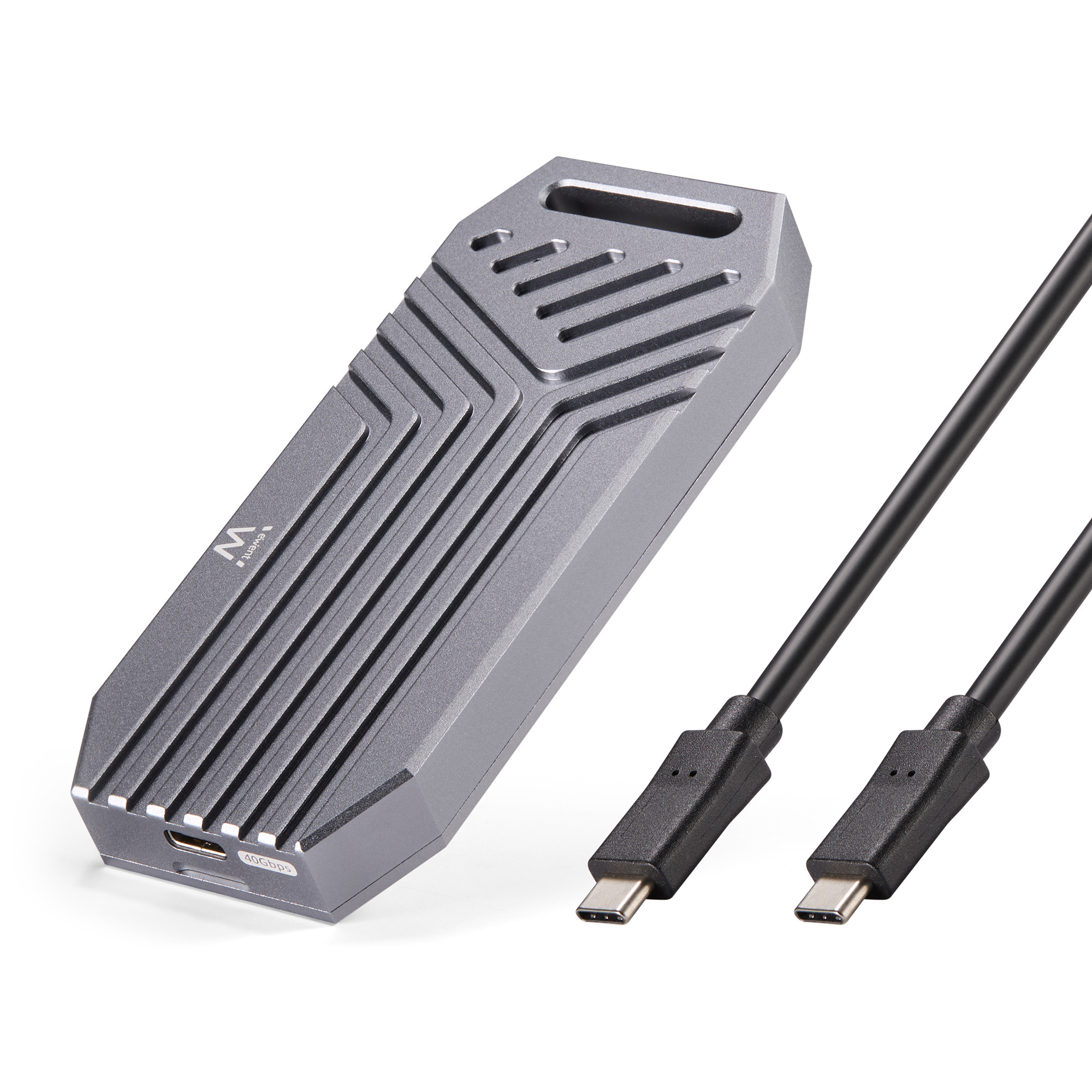 Box USB4 40Gbps per SSD M.2 NVMe, cavo USB-C