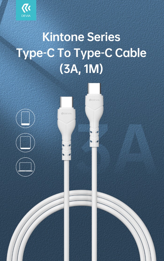 KINTONE CAVO TIPO-C / TIPO-C 5W 3A 1MT