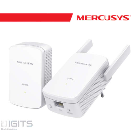 Powerline Mercusys Kit Homeplug Av2 1000Mbps Mp510 Kit
