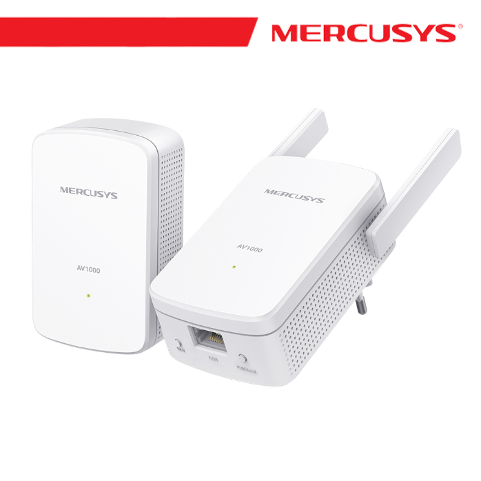 Powerline Mercusys Kit Homeplug Av2 1000Mbps Mp510 Kit