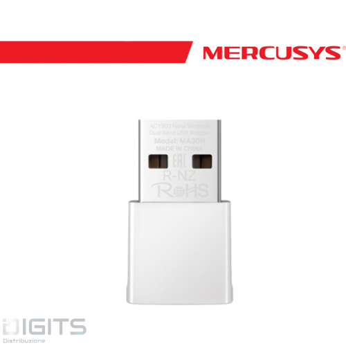 Mercusys Nano Scheda Wireless Dual Band Ac1300 Usb Ma30N