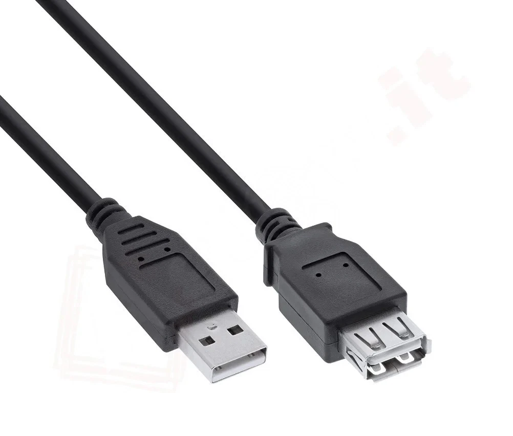 Cavo USB 2.0 A B M M 5.0m nero