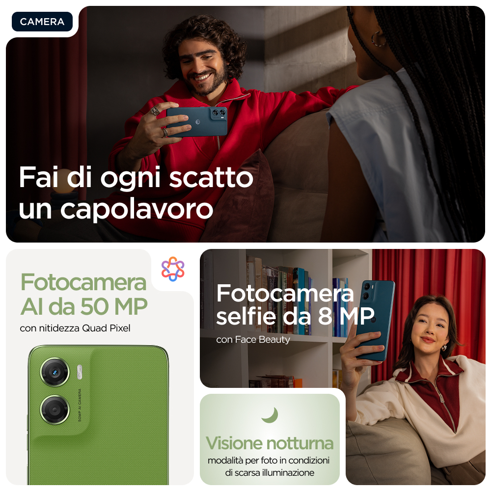 Smartphone Motorola G06 8+256GB Tenderill Green