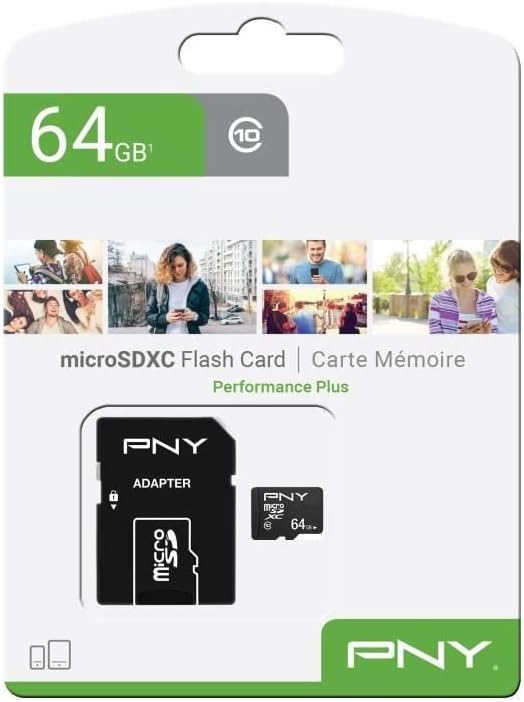 Micro Sd Pny 64Gb Classe 10