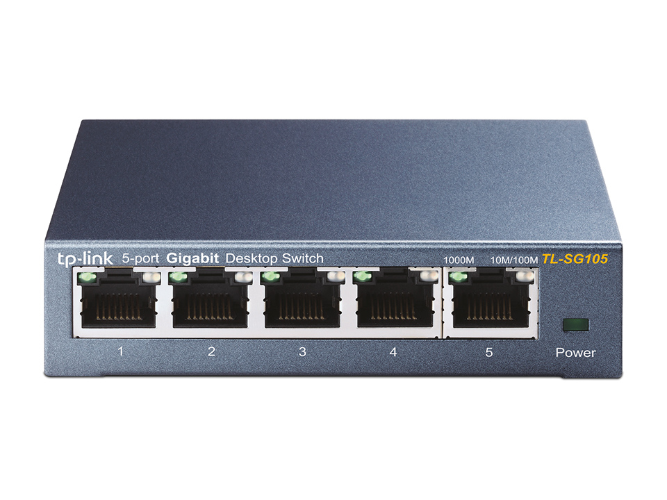 Switch Tp-Link 5P Gblan Unmanaged Metal Case