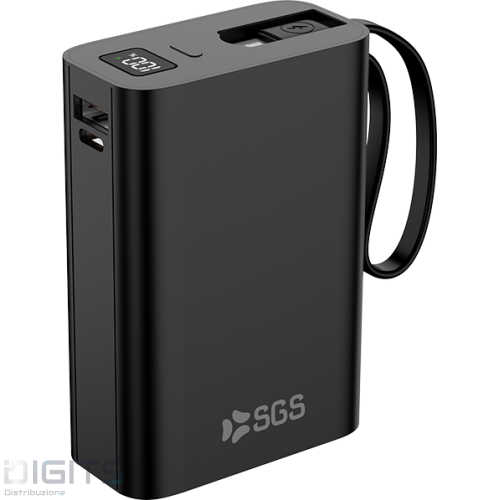 Sgs Power Bank 20.000 Mah Dual Output Usb Tpc + Cavo Tpc - Input Tpc