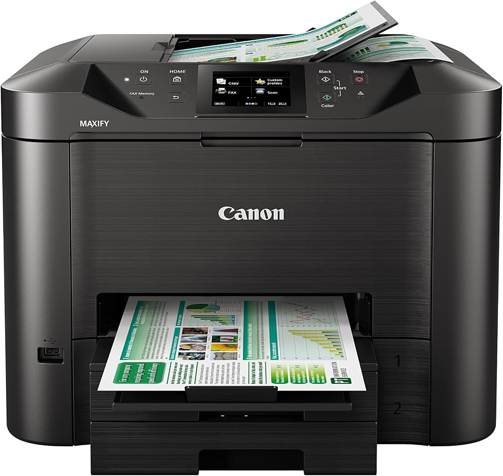 Multifunzione Canon Maxify MB5450 A4 DADF Duplex Lan Usb WiFi Lcd
