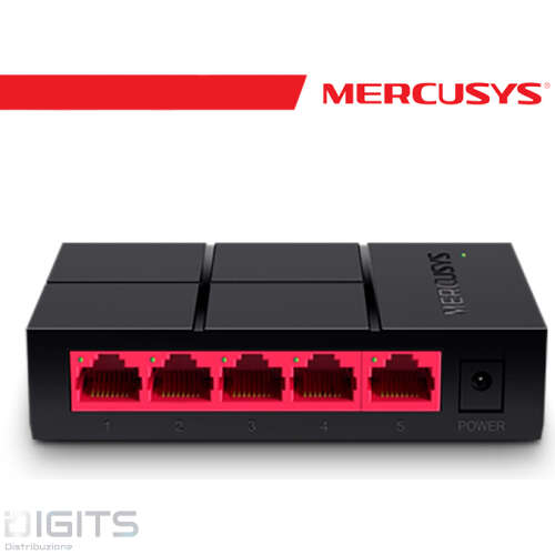 Switch 5 Porte Plastica 10 100 1000 Mercusys Ms105G