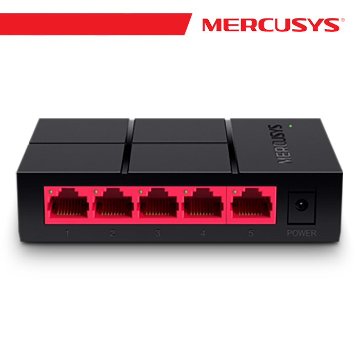 SWITCH 5 PORTE PLASTICA 10/100/1000 MERCUSYS MS105G