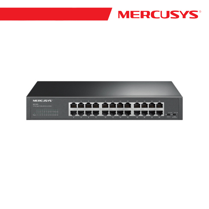 SWITCH Mercusys 24 Porte Gigabit Desktop/Rackmount  MS124GS