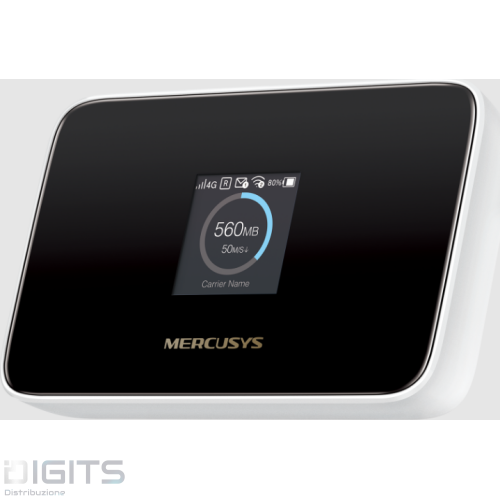 Mercusys Router Mobile 4G Lte Mt115 Hotspot Portatile Wireless Type-C Con Display
