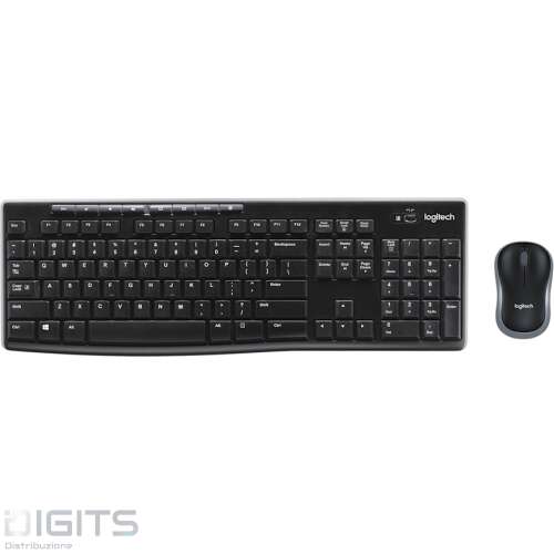 TASTIERA + MOUSE LOGITECH MK270 WIRELESS 920-004512