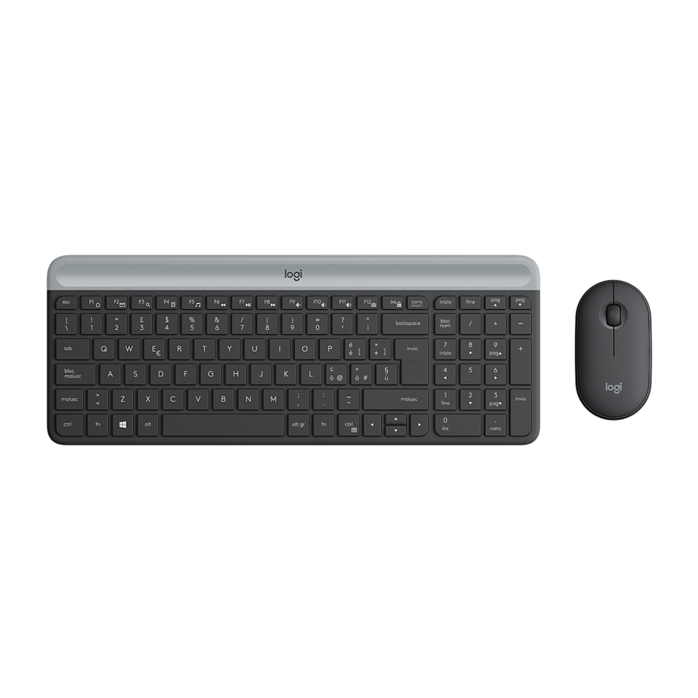 Tastiera + Mouse Logitech Mk470 Wireless Usb Nero 920-009196